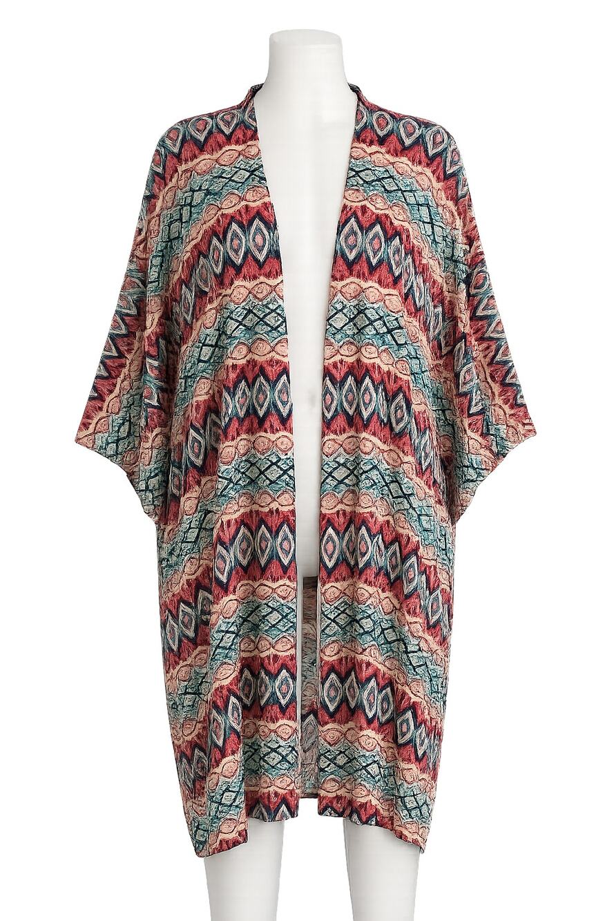 Swim by Cacique Geometric Kimono Cover Up - NWT - Plus 26/28